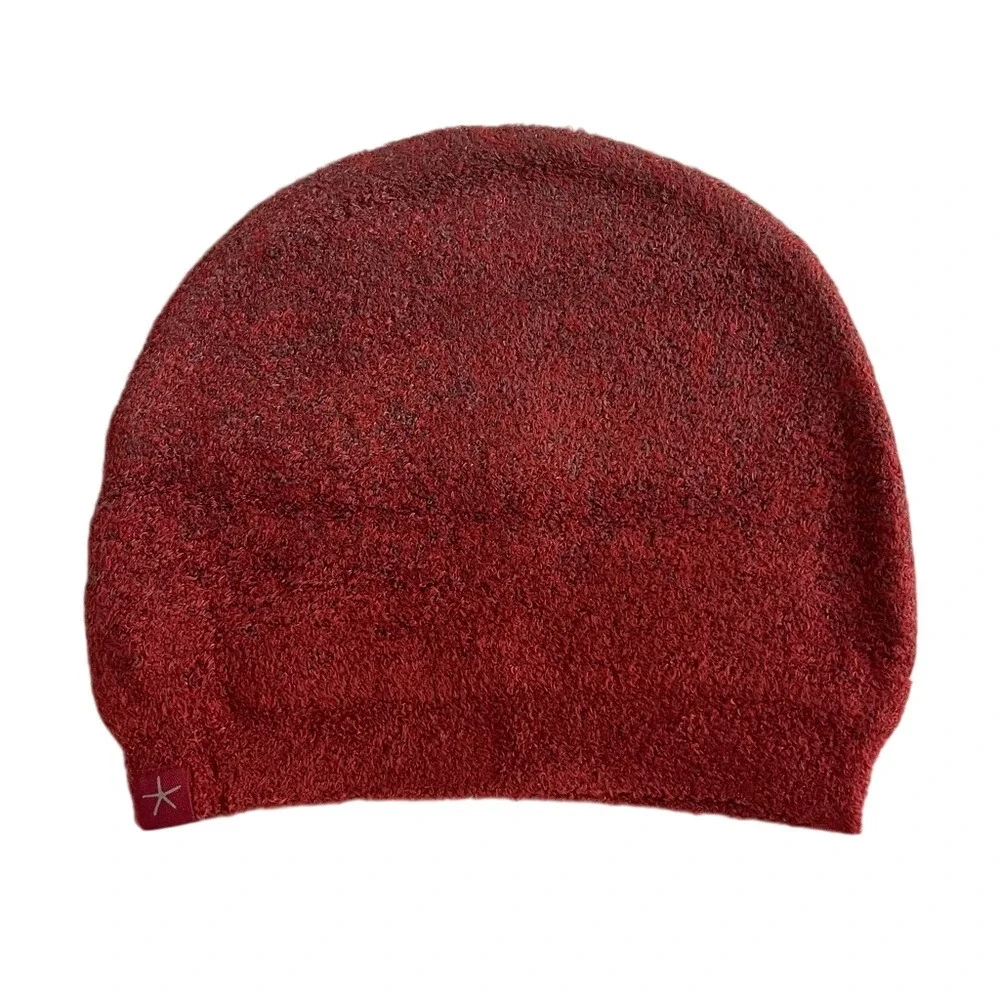 Barefoot Dreams CozyChic Lite Confetti Beanie in Crimson-Rosewood NWT One Size